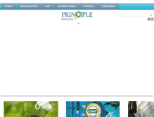 Tablet Screenshot of principle-pharmaceuticals.com